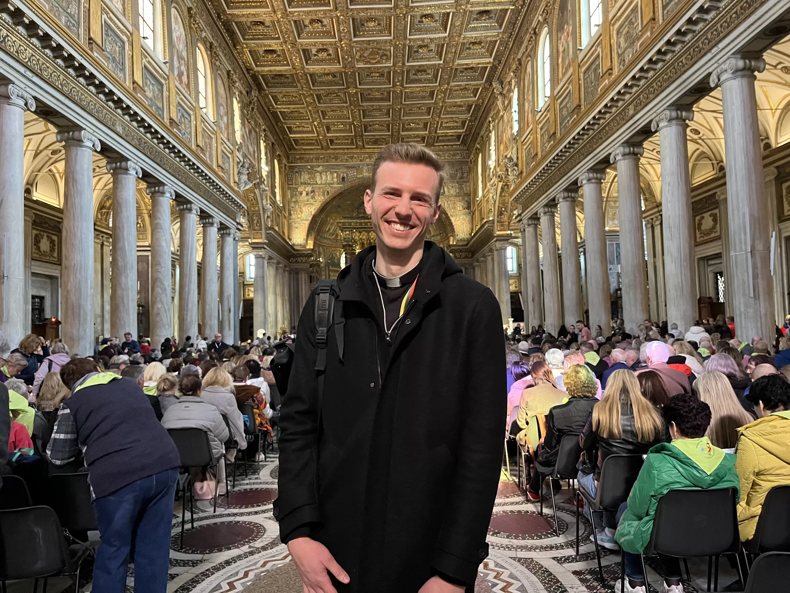 Kun. L. Braukyla apie piligrimystę Romoje: „Didžiausias lobis, kurį jau turiu, yra jausti namus čia“