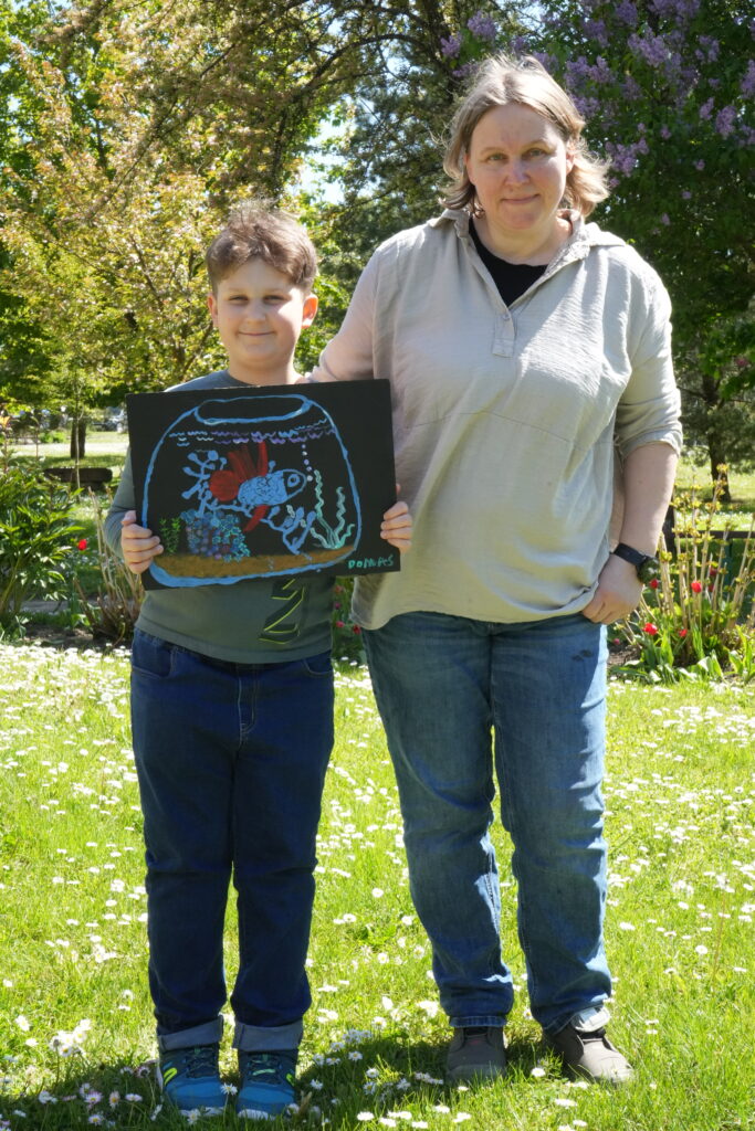 Pašto ženkle vėžaitiškis įamžino mylimiausią augintinį