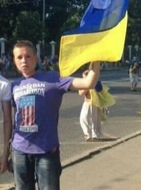 Charkive per sprogimą mitinge žuvęs devintokas tapo patriotizmo simboliu